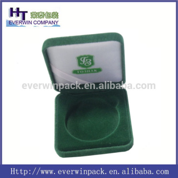 badge storage case covered with velvet in different colour