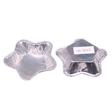 Aluminum Foil Cup Cake Holders, OEM Services Welcomed, 0.009 to 0.2mm Thickness Range