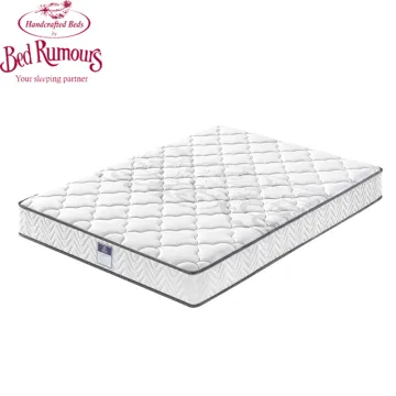 Pillow Top King Queen Full Size Bed with Pocket Coil Spring Mattress Packing Film