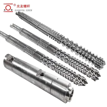 High-output tungsten-carbide-coated alloy abs parallel twin screw barrel