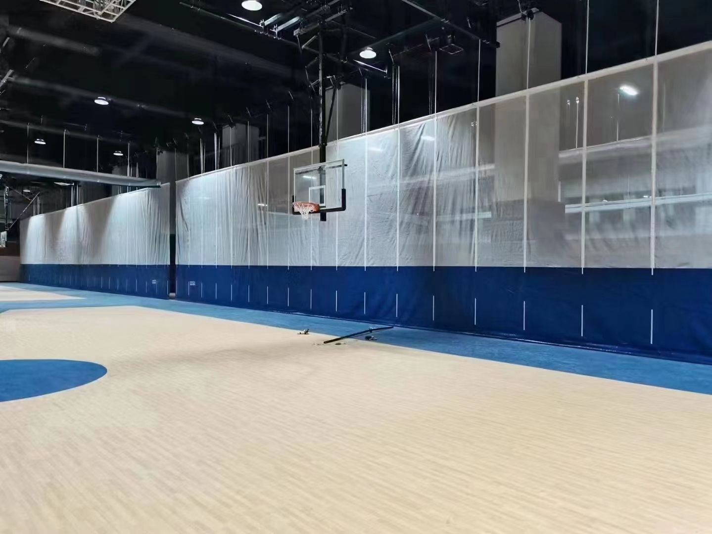 Smart Shade System for Basketball Courts