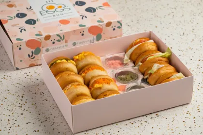 Custom Eco-Friendly Kraft Paper Sandwich Packaging Boxes for French Brioche