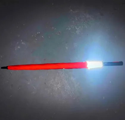 Extra Large Reflective Golf Umbrella: Sun, Rain, Night Safety