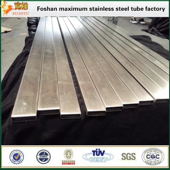 chinese manufacturer 316 stainless steel flat pipe for machine