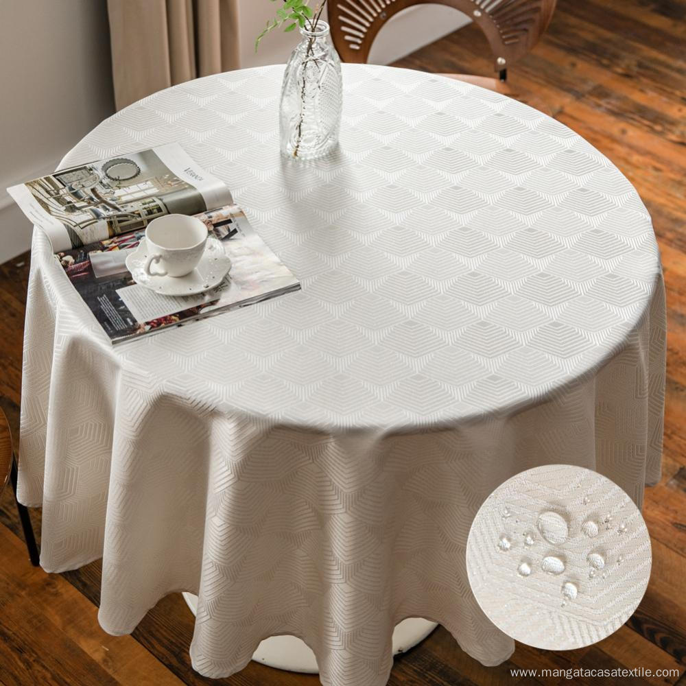 Round Polyester Waterproof Table Covers