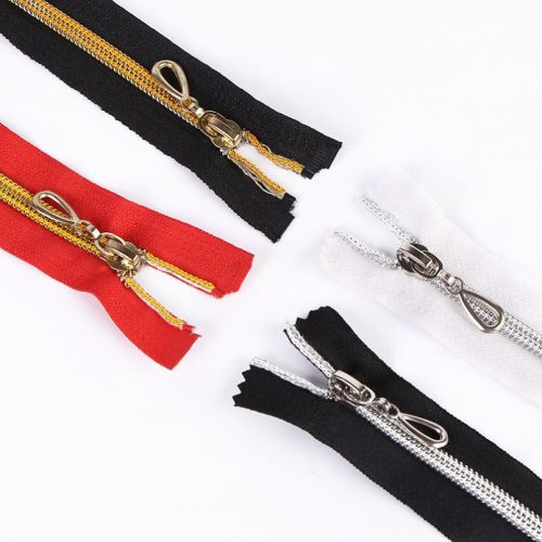 Promotional 10inch long metal zippers for sale
