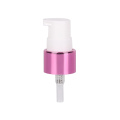 plastic face cream lotion bottle Aluminum rose gold cream treatment pump with cap 24/410 20/410 28/410