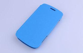 Blue Leather Mobile phone Cases For Samsung I7562