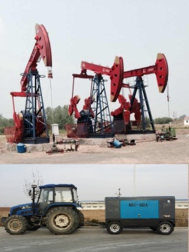 Mobile Gas Compressor for Oil Field Gas Collect