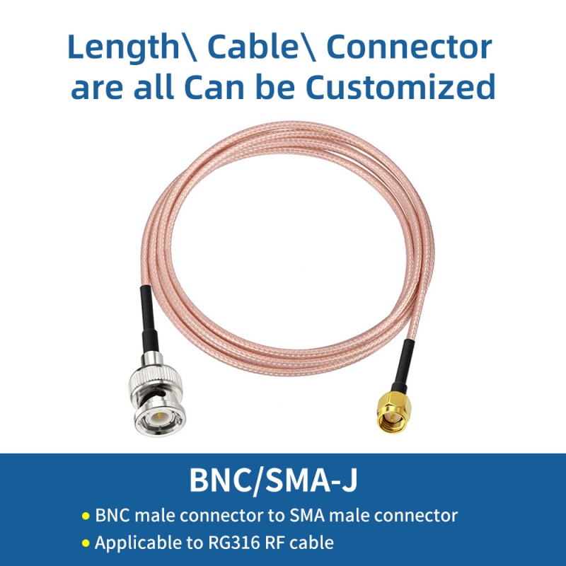 SMA Male to BNC Male RF Coaxial Cable 6
