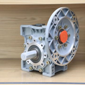90 Degree Shaft Gearbox RV Gear Reducer NMRV075 Worm Gear Box with Three-Phase Asynchronous Motor
