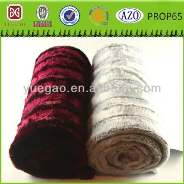 Quilted plush fleece blanket