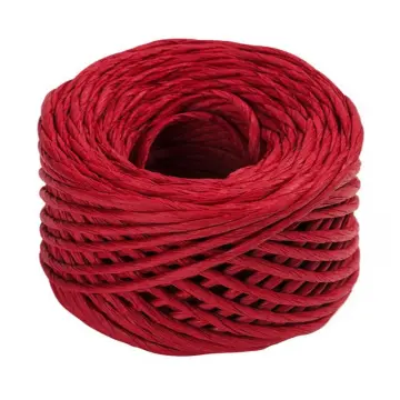claret twisted paper rope