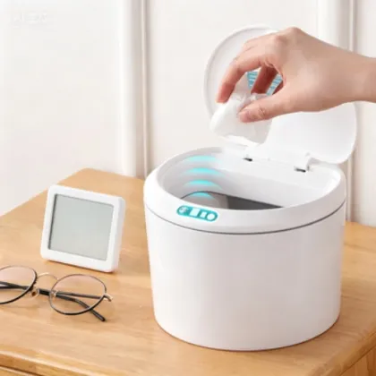 Smart Induction Trash Can Desktop Automatic Waste Bin