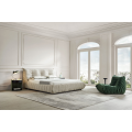 Katil Kulit Nordik Modern Modern Master Bedroom Double 1.8 Meter Pangsapuri Kecil Katil Perkahwinan Perkahwinan Bilik Tidur Perabot Bilik Tidur