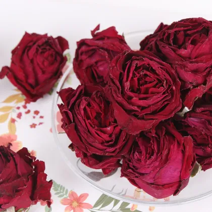 Wholesale High-Quality Dried Crimson Glory Rose Tea - 100% Natural Dark Red Rose Bud Tea