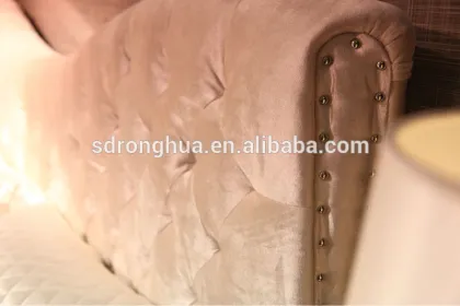 K1830 Modern bedroom furniture fabric bed