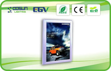 20mm Single Side Snap Frame Light Box Advertisement / Wall Mounted Led Light Box