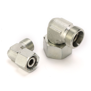 Carbon Steel 90 Degree Hydraulic Fitting: JIC, NPT, and Metric 2C9 Accessories