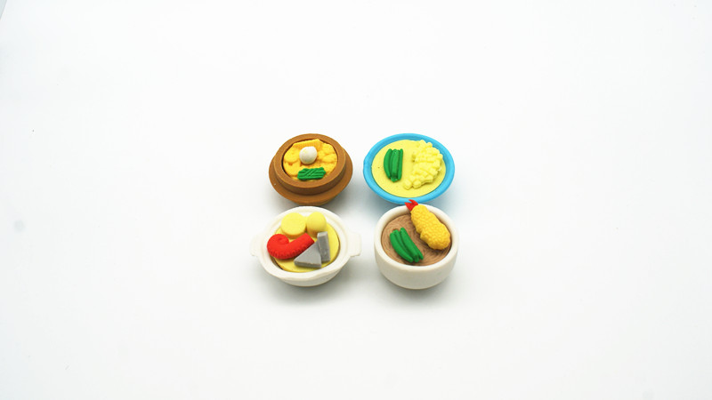 3D Food Porridge Series Eraser