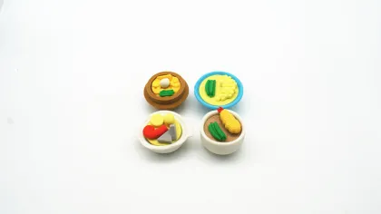 3D Food Porridge Series Eraser