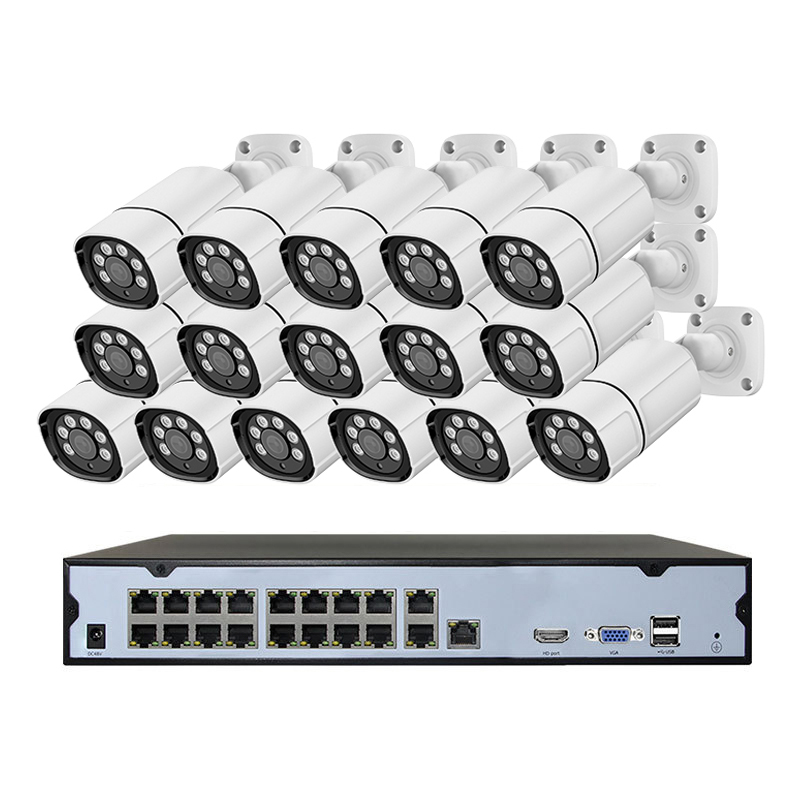 NVR Kit 8ch 2MP IP Poe Camera Set