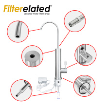 Évier à un puits UV Robinet d&#39;eau stérilisatie robinet de cuisine