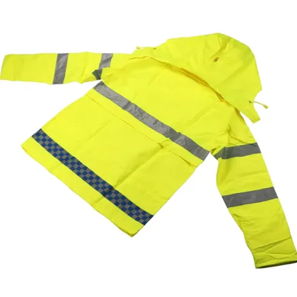 Safety Outerwear Reflective Raincoat