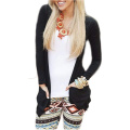 Womens Long Sleeve Open Cardigan Tops