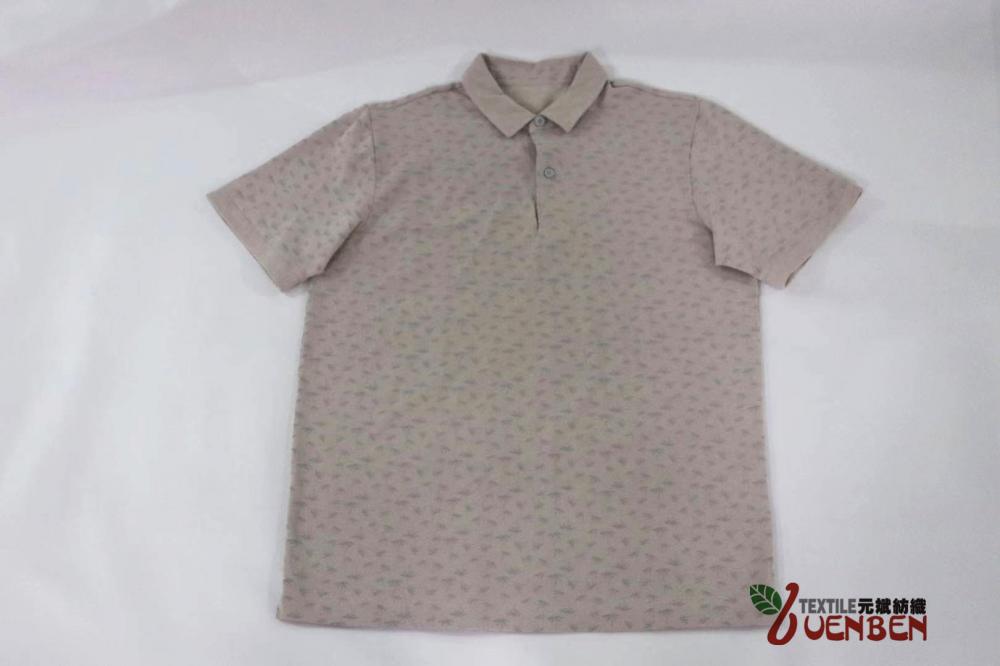 95%Cotton 5%Spandex Mixed Yarn With Printing Shirt