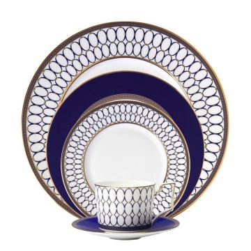 European Style Luxury Bone China Dinnerware Sets for Kitchen and Restaurant