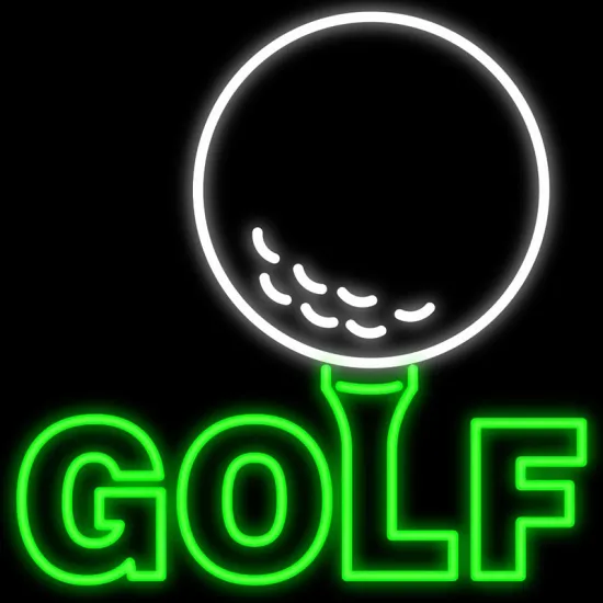 GOLF LIGHT UP NEON SIGNAGE