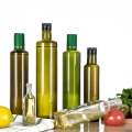 750 ml de aceite de cocción ámbar botella de vidrio de aceite de oliva