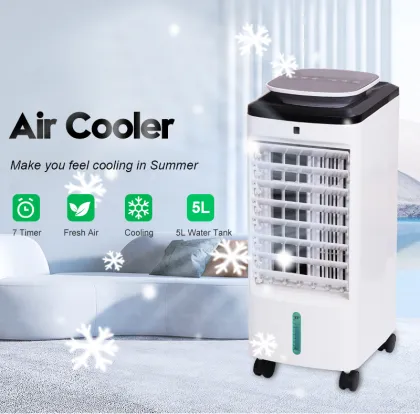Hot Selling Mute Ice Box: Portable Air Cooler with Wheels