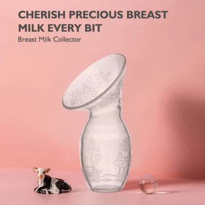 Comfort 80ml Hand Pump Breast Shell Collector Milk Saver for Nursing Feeding