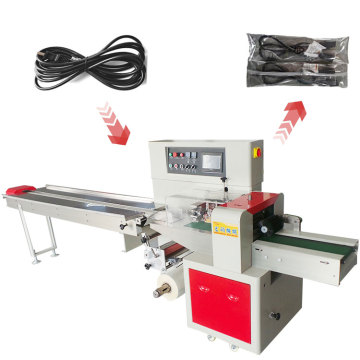 High Speed Fully Automatic Power Cord Horizontal Packing Machine