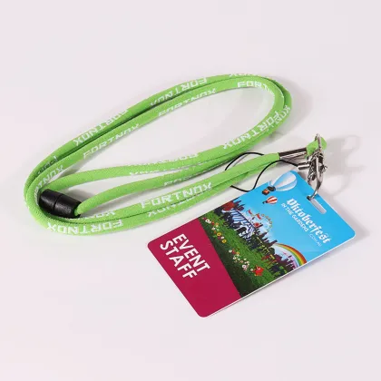 Promotional Cheap Colorful Lanyard with PVC Card Holder - Manufacturer of Embroidery Neck Straps