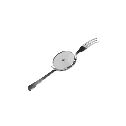 Pizza wheel/fork 2 in 1