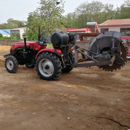 High Efficiency Trencher Tractor Rock Saw Disc Trencher Machine - Ditch Witch Trencher For Sale