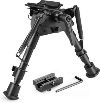 Bípodos de metal ajustables con adaptador - Accesorios de trípode de caza