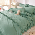 Wholesale Microfiber Brushed 4Pieces BedSheets Set for Home