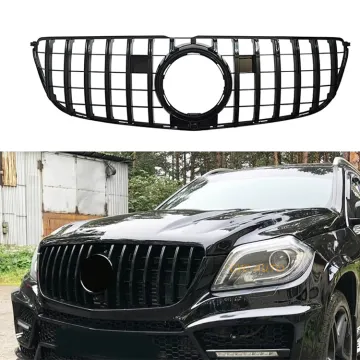 Gloss Black GT Design Front Bumper Grille for Mercedes-Benz GL-Class X166 Sport AMG 2013-2015