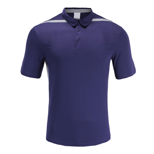 Masculino de futebol seco de futebol pólo roxo