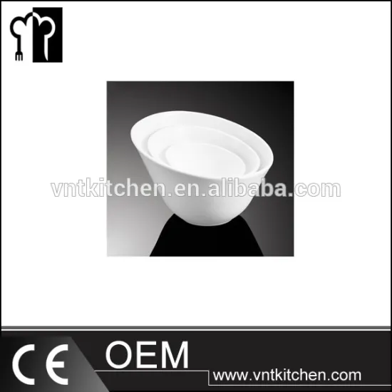 VNTY208 8.5" Ceramic Oblique Rim Bowl