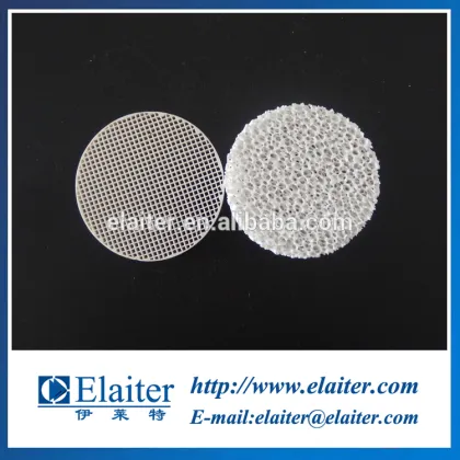 Cellular ceramic casting filter, ceramic honeycomb filter