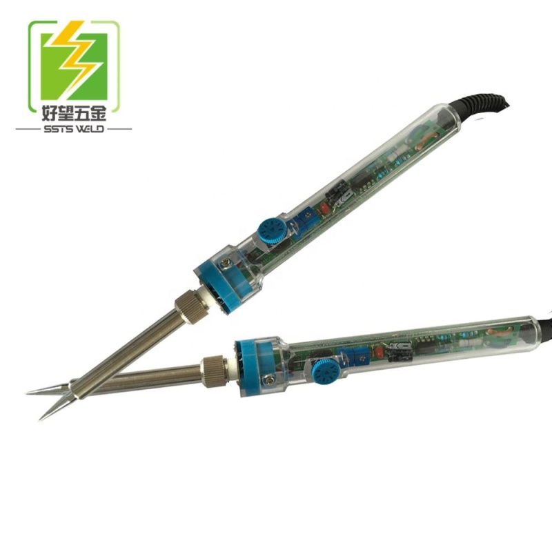 Adjustable 60W Replaceable Tip Soldering Iron for Electronics, Cell Phone, and Tricycle Repair