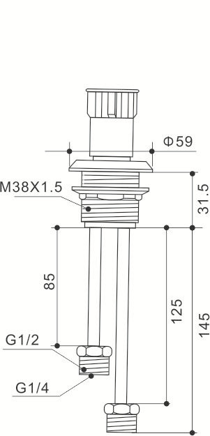 Remote control gas valve Fume Hood