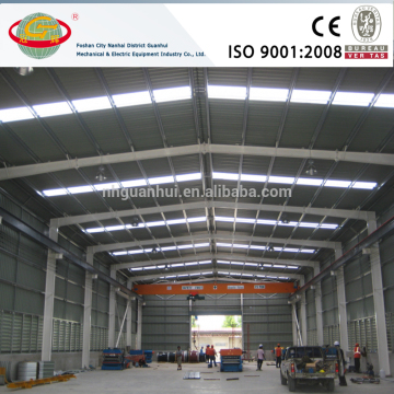 Portal frame color steel sheet cladding steel structure workshop