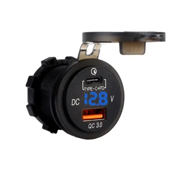 Type C QC3.0 Quick USB Car Charger