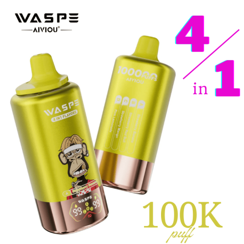 WASPE 100K Four Flavor Adjustable Disposable Vape Pen